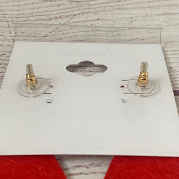 Natasha Multi-Color Beaded Dangle Earrings Striped Felt Back Post Push Back - Picture 8 of 16